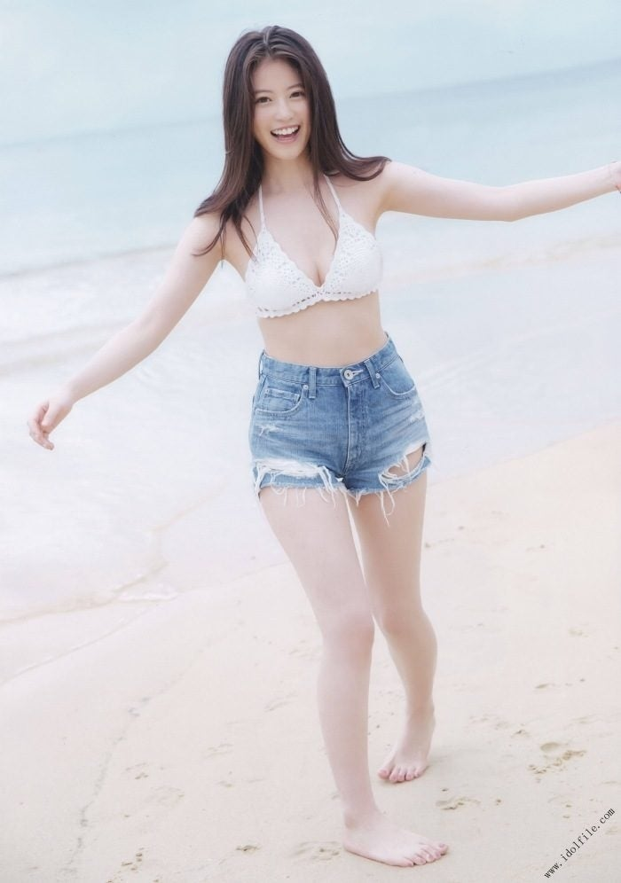 【極上ボディ】【今田美桜】純白ビキニ