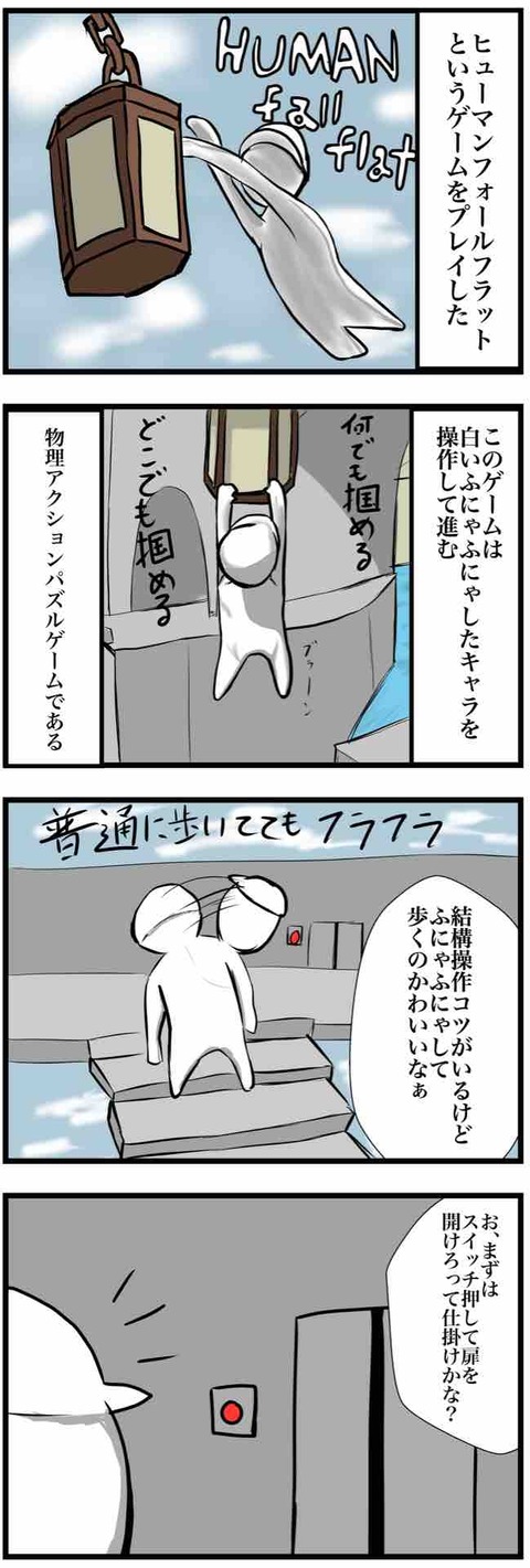 ゲーム紹介 ヒューマンフォールフラット 始まり編 イヅミケイタの趣味と居合web漫画 ゲーム紹介 ヒューマンフォールフラット 始まり編 イヅミケイタの趣味と居合web漫画