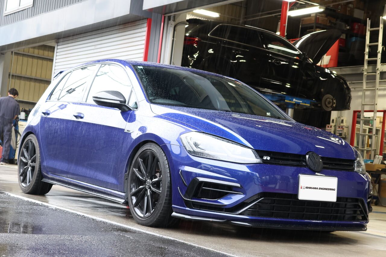 VW GOLF7.5 R × iSWEEPストレートパイプ : イシカワエンジニアリング