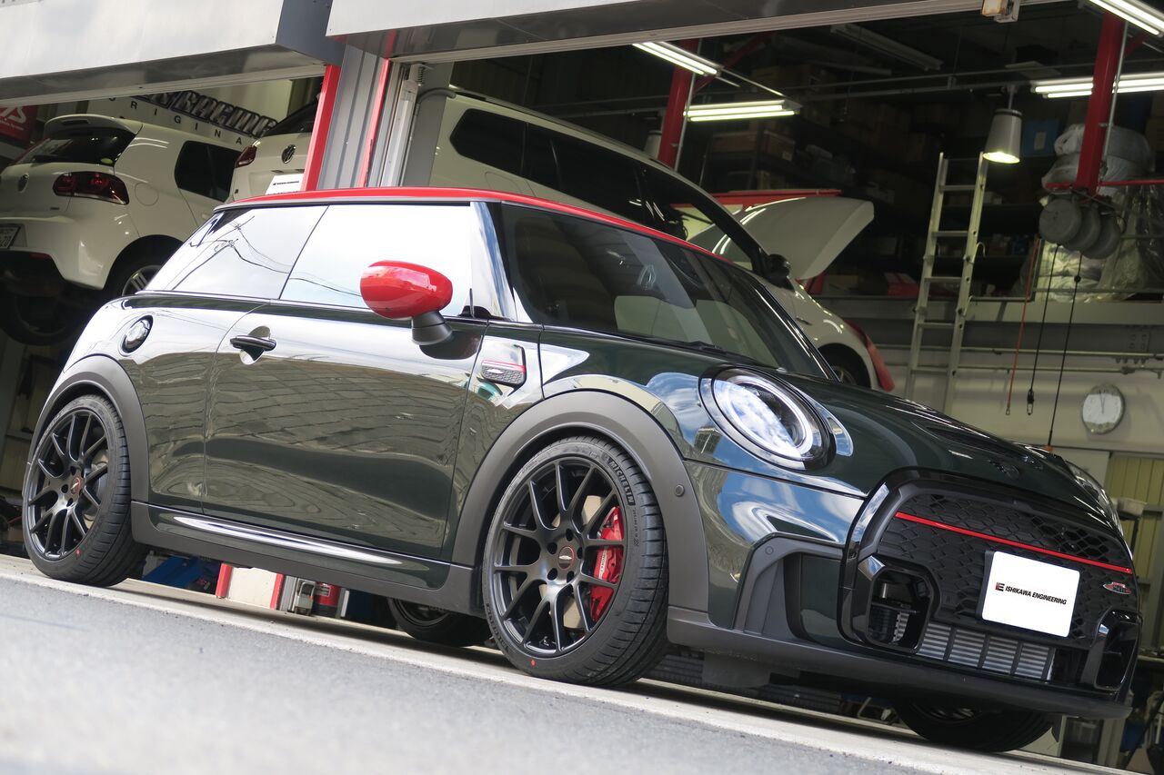美品 MINI ミニ F56 JCW 純正 18インチ サテンブラック 4本】