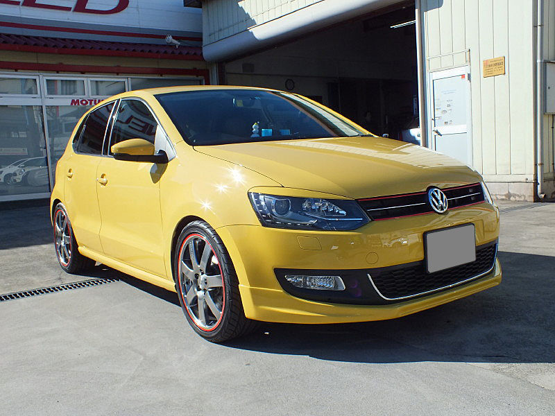 POLO 6R 1.2TSI Highline × エアロパーツ ＆ ブレーキロータ