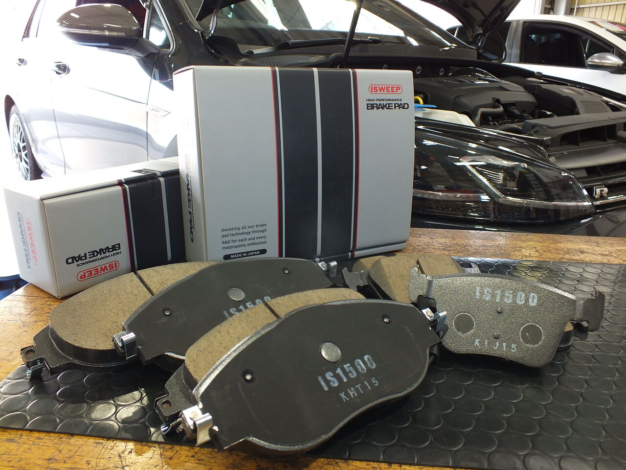 VW GOLF7.5 R × HJS Down Pipe + Racingline Ex. System ＆ iSWEEP
