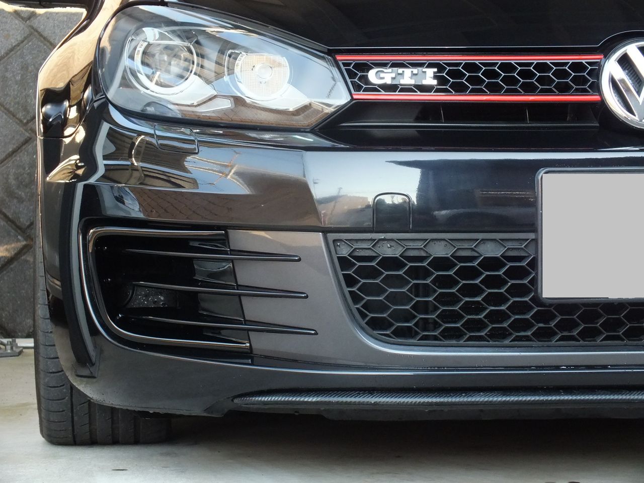 Golf7 GTI フロントバンパーサイドグリル GOLF6 GTI × SRS-TECフロントバンパーサイドグリル : イシカワ