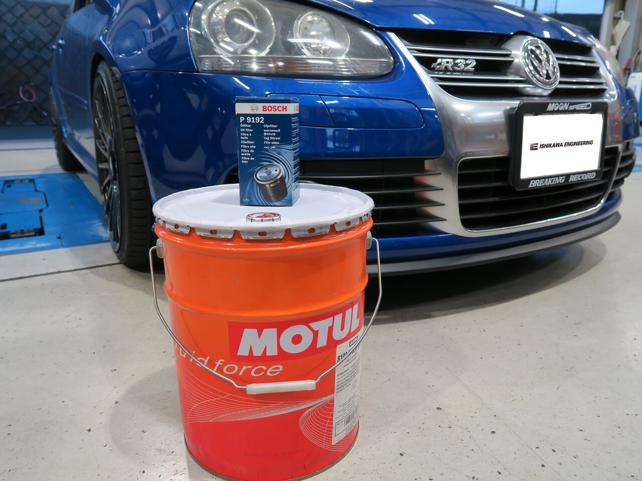イシカワエンジニアリング スタッフブログ:VW GOLF5 R32 × MOTUL Engine Oil
