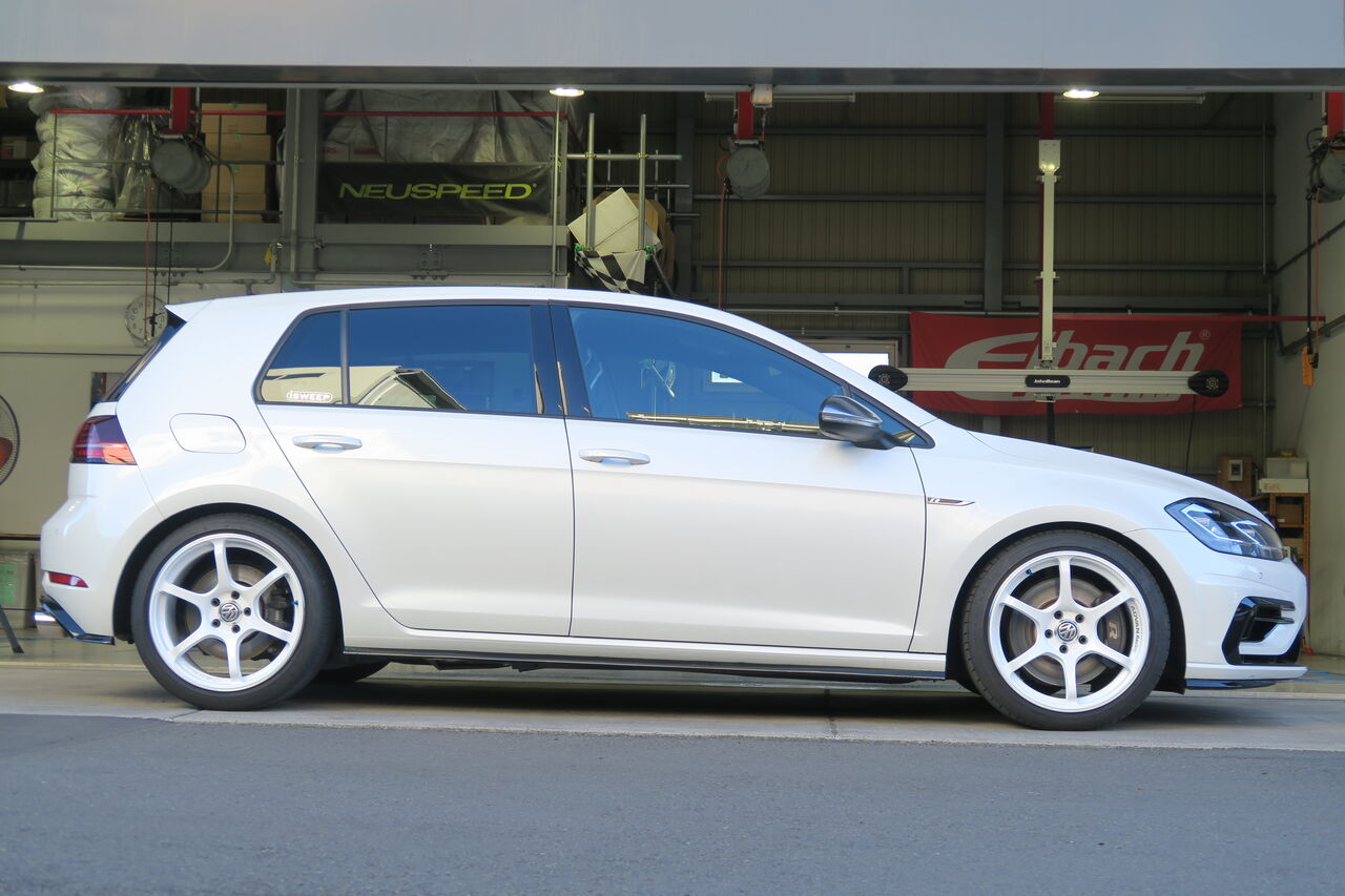 VW GOLF7.5 R × iSWEEP Upgrade Spring + POWER BRACE & NEU Sway Bar