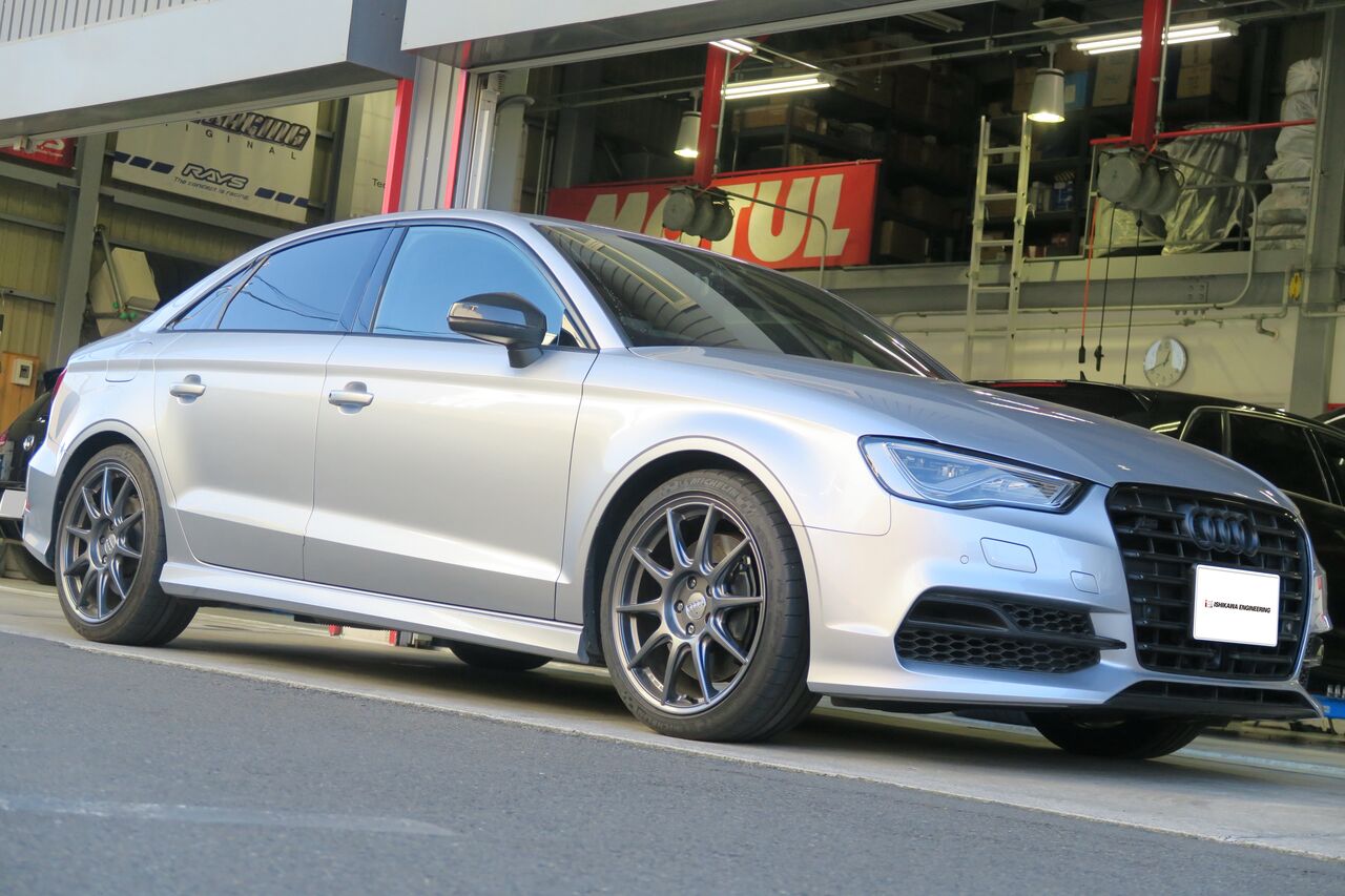 イシカワエンジニアリング スタッフブログ:AUDI S3 (8V) Sedan × iSWEEP Brake Pad IS2000 ...