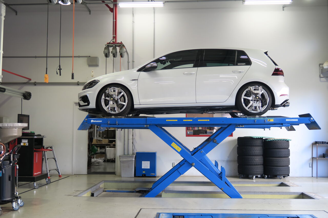 iSWEEP アップグレードスプリングVWゴルフ7R / AUDI S3