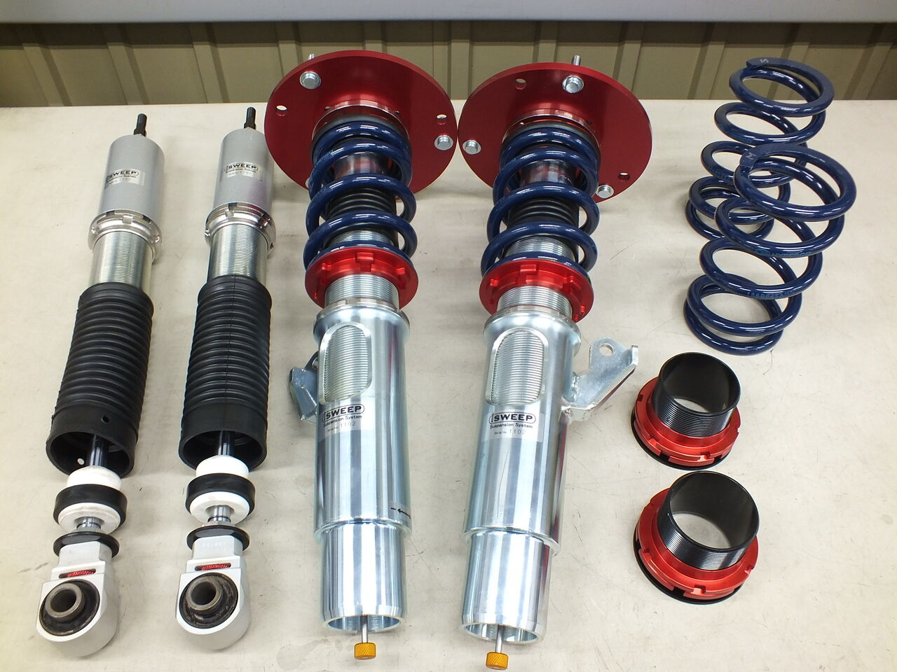 BMWミニF56ジョンクーパーワークス純 サス ショック スプリング 1台分