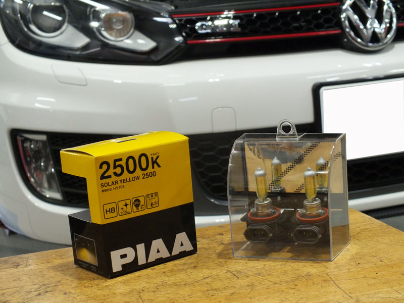 GOLF6 GTI × PIAA イエローフォグライトバルブ : イシカワ GOLF6 GTI × PIAA イエローフォグライトバルブ : イシカワ