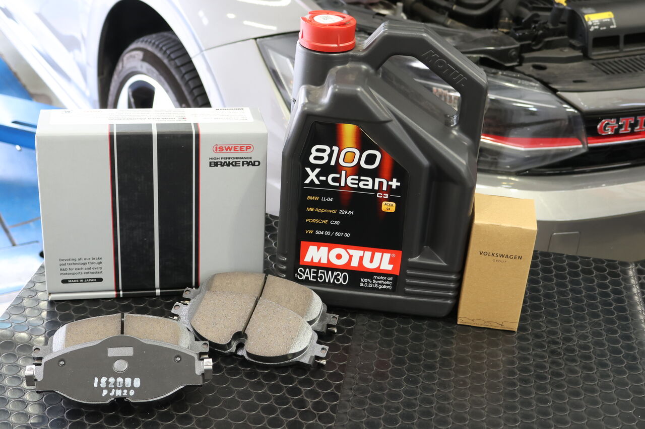 VW POLO (AW) GTI × 車検整備 + iSWEEP Brake Pad IS2000 : イシカワ