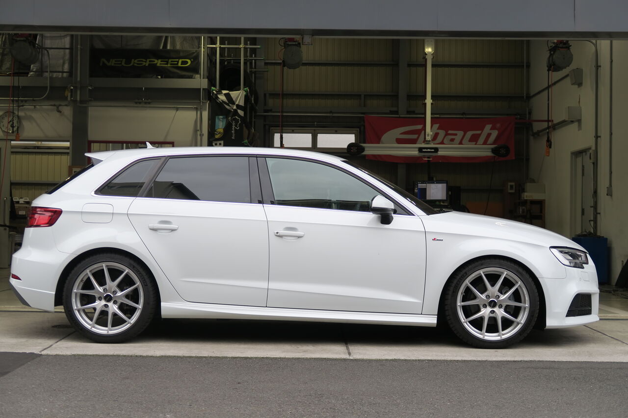 AUDI A3 (8V) Sportback 30TFSI S-line × Eibach Pro-Kit + AUDI A3 (8V) Sportback 30TFSI S-line × Eibach Pro-Kit +