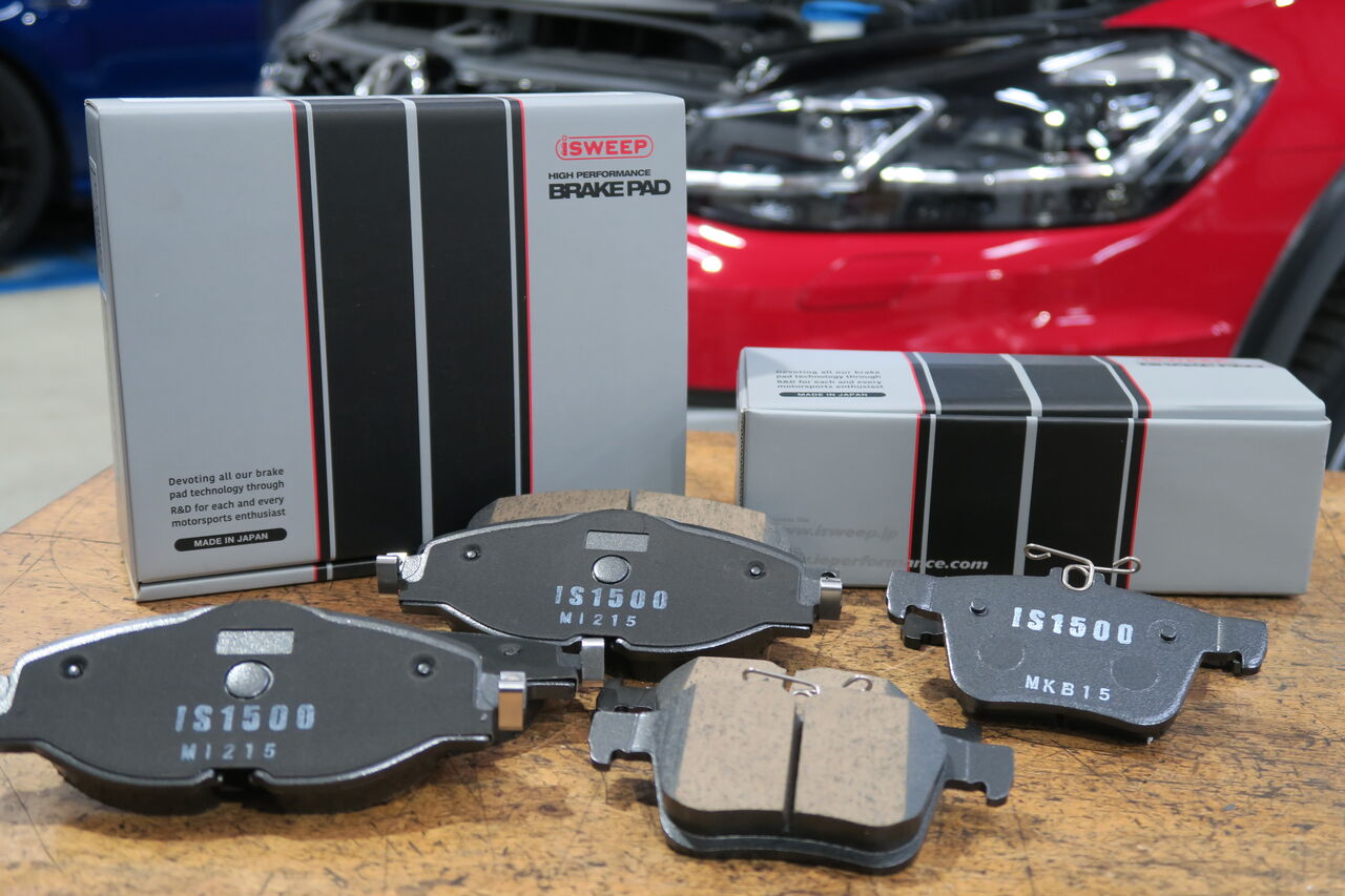 イシカワエンジニアリング スタッフブログ:VW GOLF7.5 Alltrack × iSWEEP Brake Pad IS1500