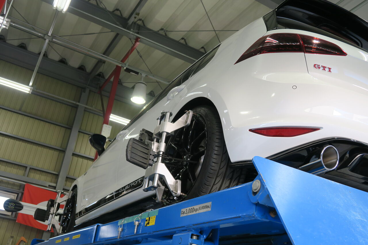 イシカワエンジニアリング スタッフブログ:VW GOLF7 GTI Clubsports × Alignment Adjust
