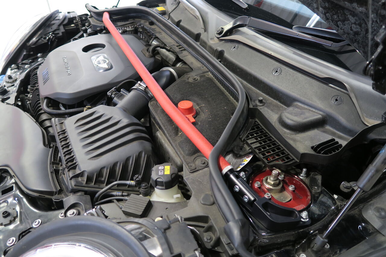 MINI F56 JCW × NM Front Upper Tie-Bar : イシカワエンジニアリング