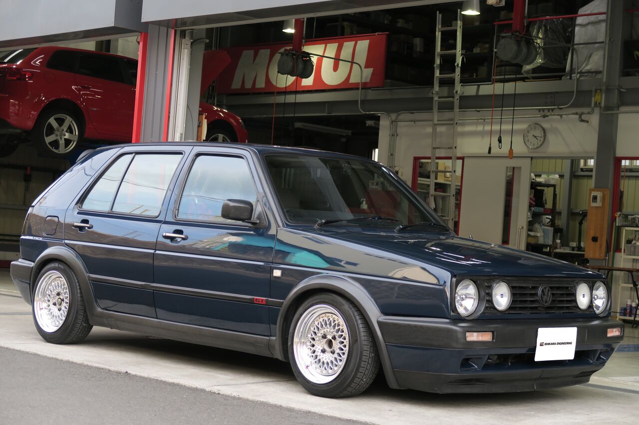 GOLF2 GLI × KW Ver.2 車高調整式サスペンション : イシカワ GOLF2 GLI × KW Ver.2 車高調整式サスペンション : イシカワ