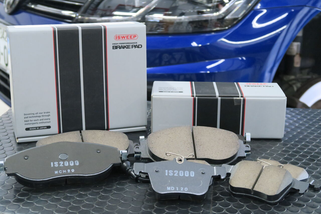 イシカワエンジニアリング スタッフブログ:VW GOLF7.5 R × iSWEEP Brake Pad IS2000 & DIXCEL PD