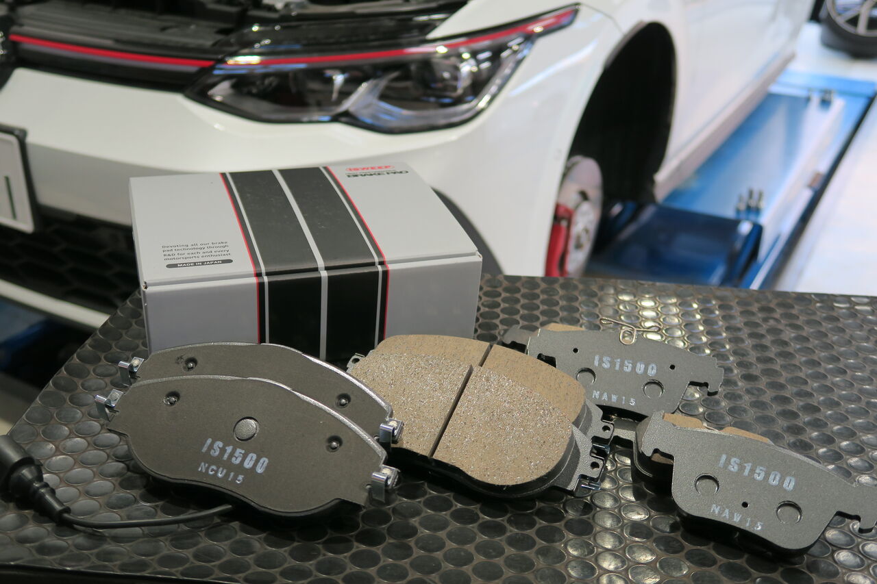 イシカワエンジニアリング スタッフブログ:GOLF8 GTI × iSWEEP Brake Pad IS1500