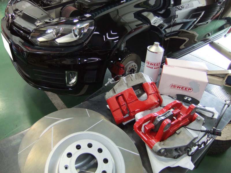 GOLF6 GTI ビックキャリパー化です。 by イグサ : イシカワ