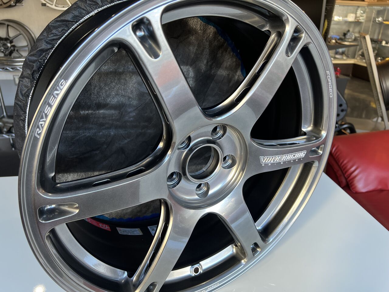 レイズ　VOLK RACING TE037 6061 19インチ　ホイールセット Rays Volk Racing TE037 6061 Wheel - Single - Diamond Black