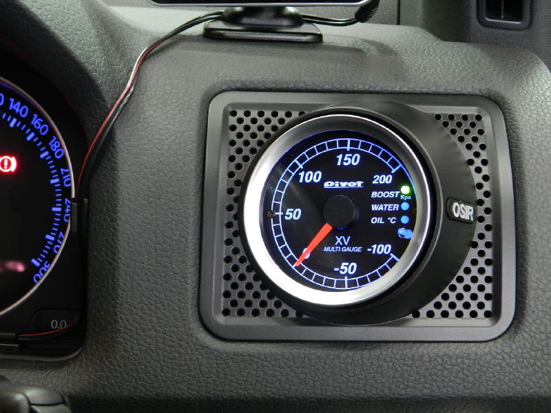 VWゴルフ5 PIVOT ピボット マルチゲージ ブースト 水温 油温 OSIR