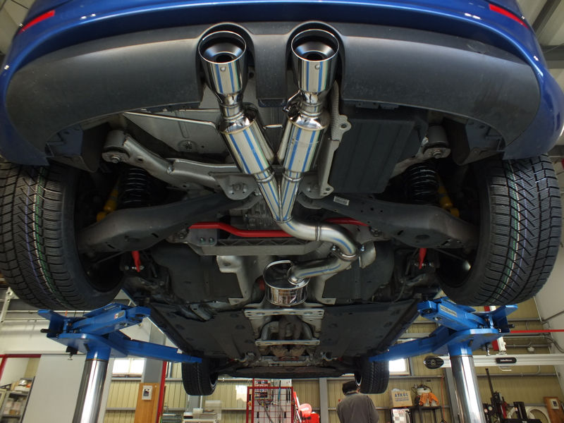 ゴルフ5 GTI NEUSPEED マフラー VW GOLF5 GTI × NEUSPEED Cat-Back Exhaust System : イシカワ