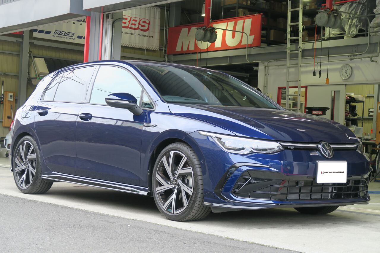 VW GOLF8 1.5 eTSI R-Line × COX Original Spring Kit ＆ iSWEEP
