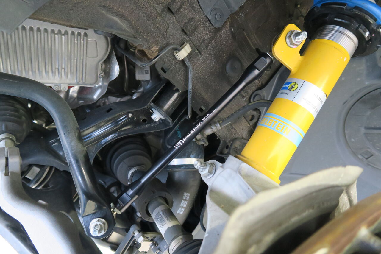 MINI F56 JCW × NM Engineering Sway-Bar Link & 4輪アライメント調整