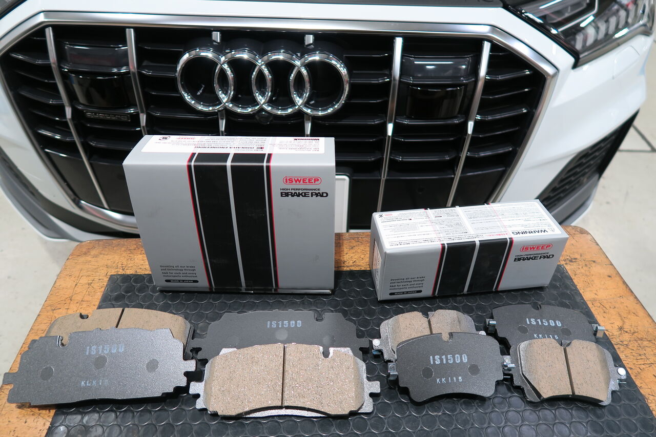 AUDI Q7(4M) × iSWEEP BRAKE PAD IS1500 : イシカワエンジニアリング 