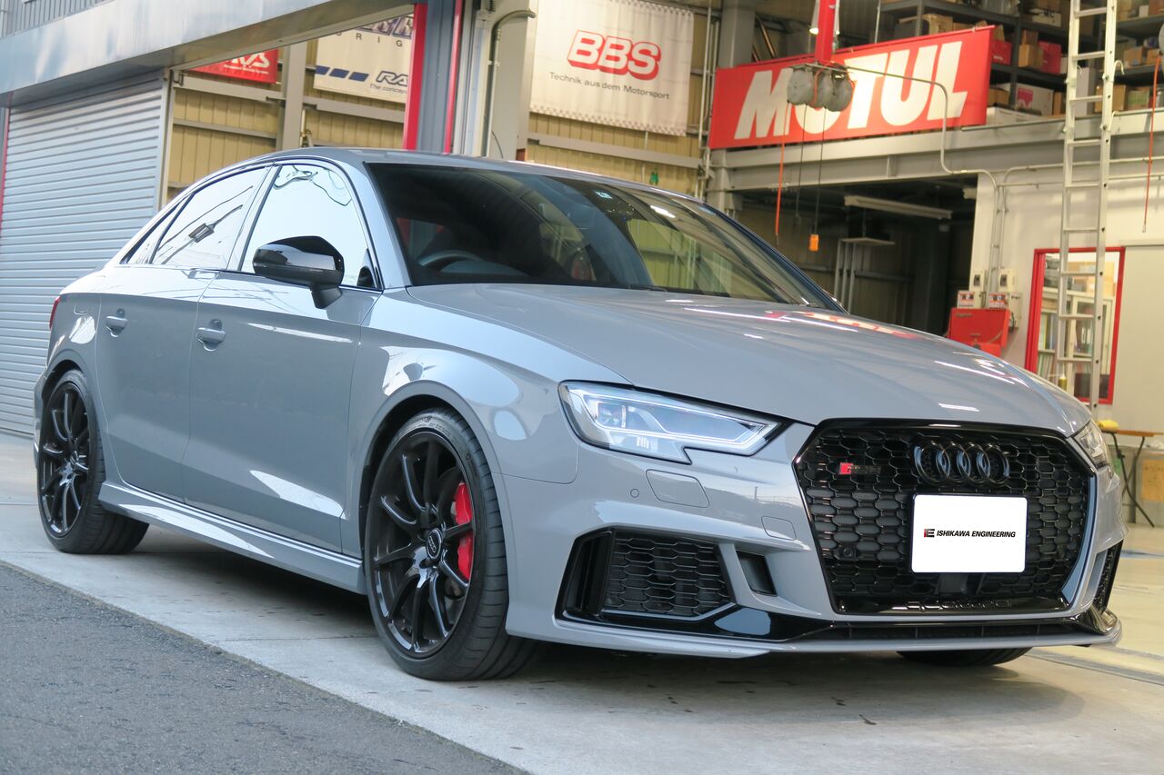 AUDI RS3 (8V) × iSWEEP DCTF m7 ＆ Racingline補強パーツ