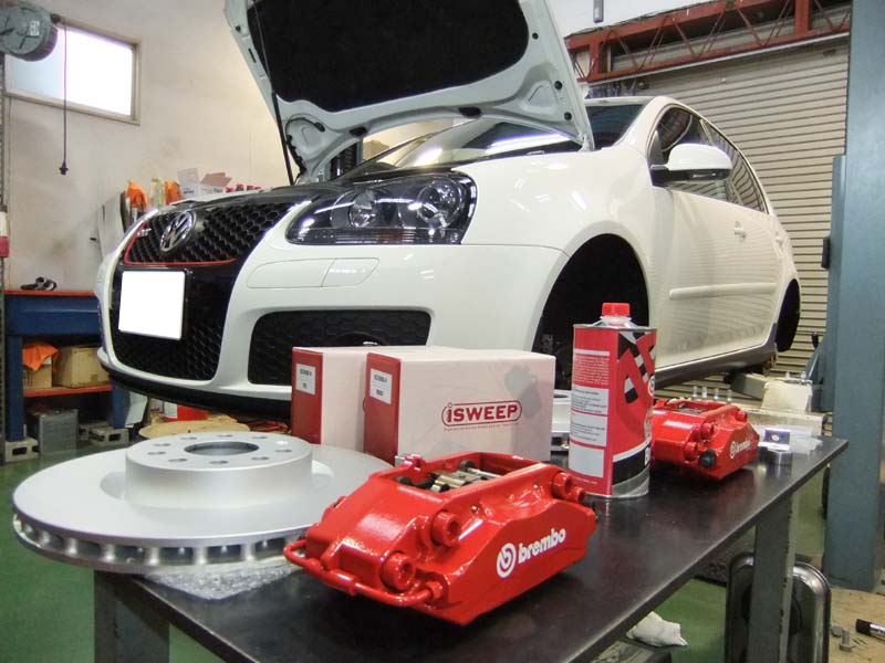 GOLF5 GTI × brembo GT Kit Limited with iSWEEP IS2000 by イグサ