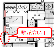 1階寝室間取り4