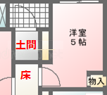 マンション玄関間取り1