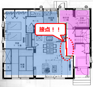 1階LDK間取り4