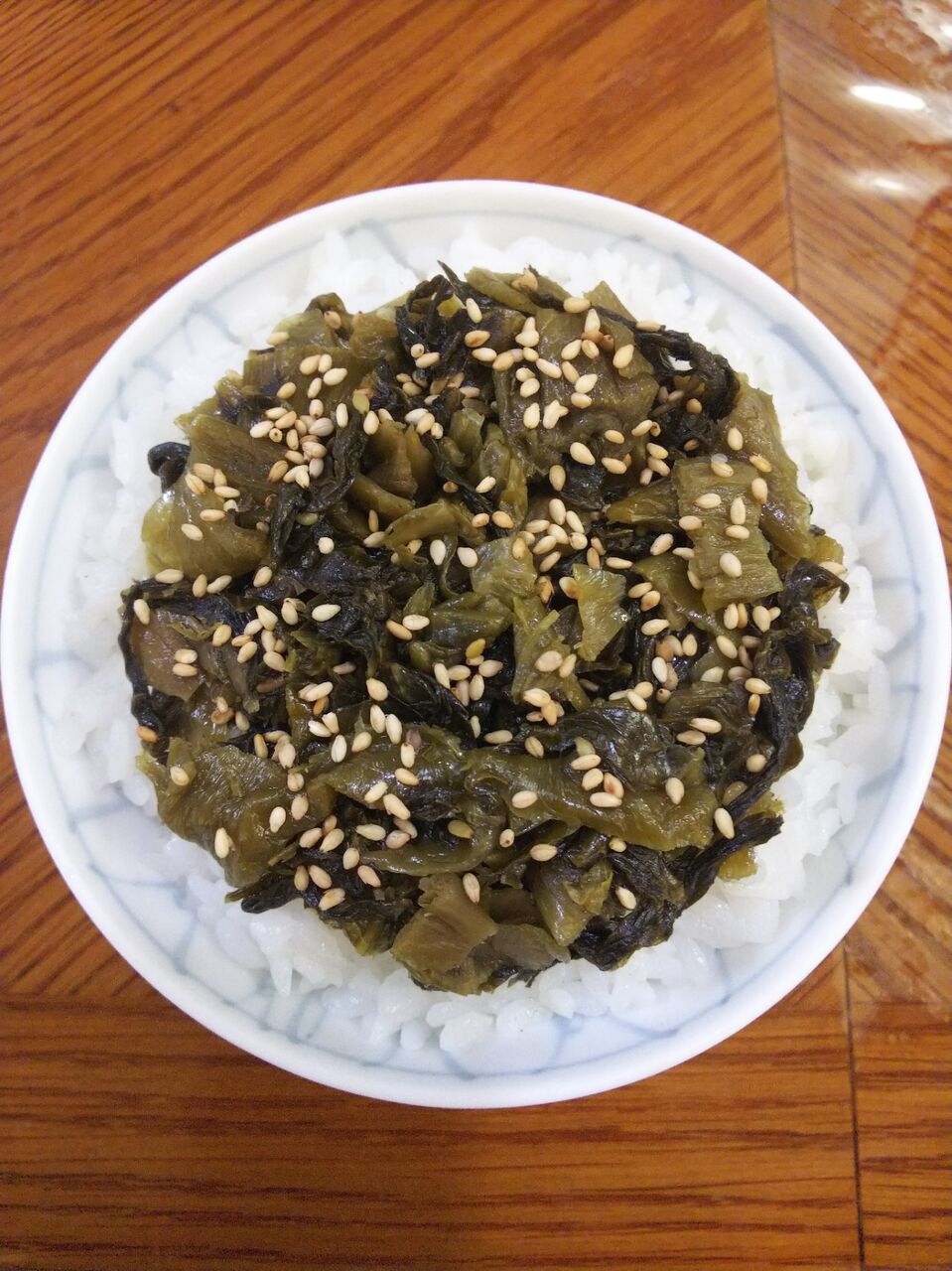 ５２０ 高菜ご飯 家飲みのお品書き