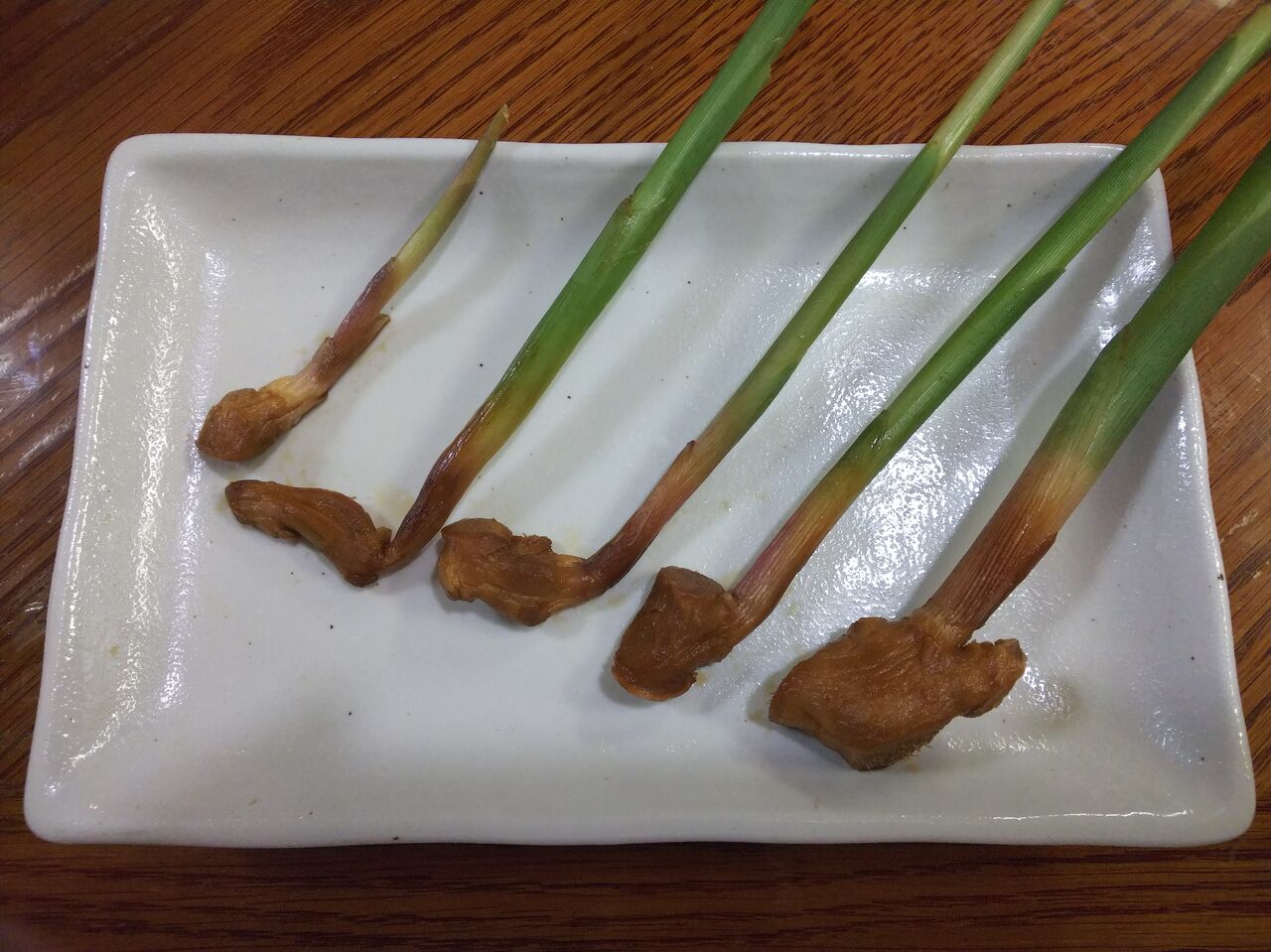 ３５７ 葉生姜 谷中生姜 の醤油漬け 家飲みのお品書き