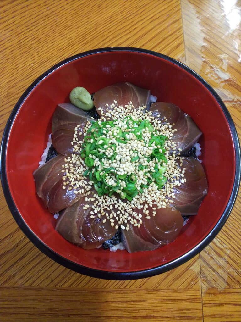 ４３６ ぶりの漬け丼 家飲みのお品書き