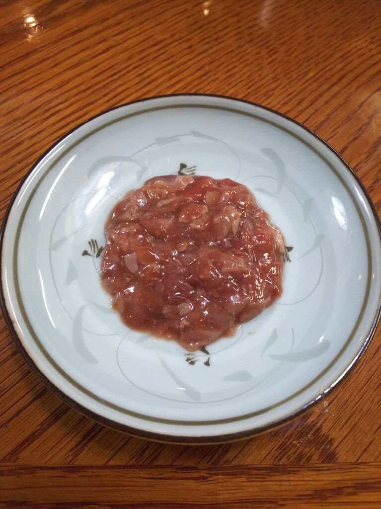 ２４２ カツオ酒盗 家飲みのお品書き