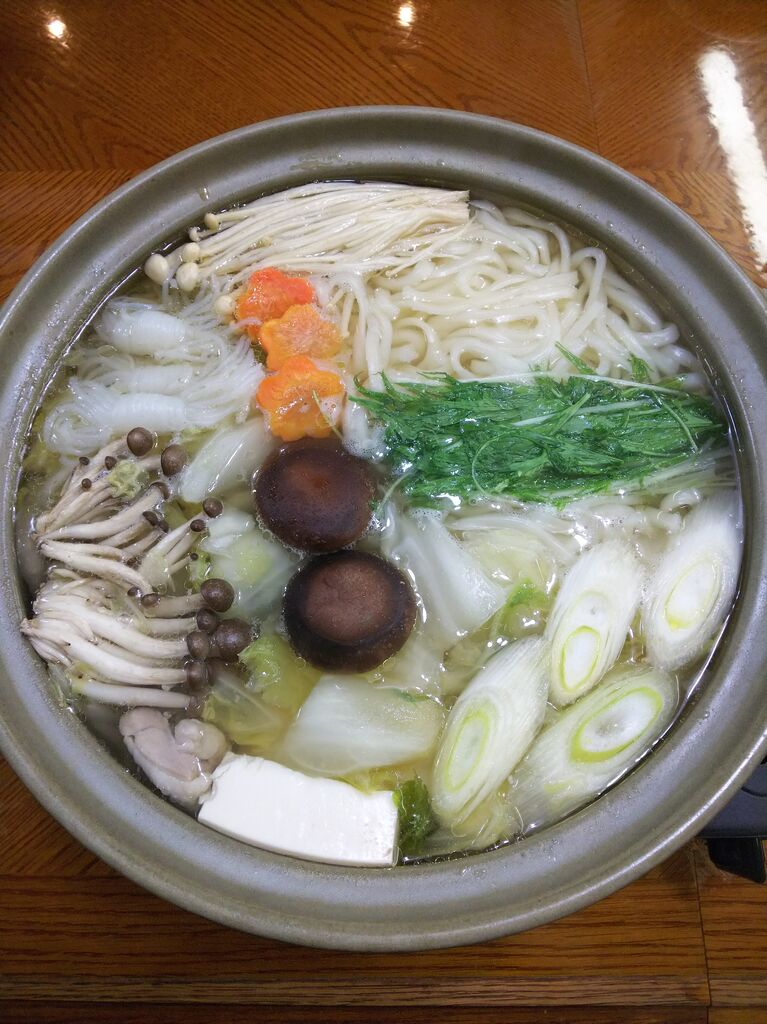 ２８０ うどんすき 家飲みのお品書き