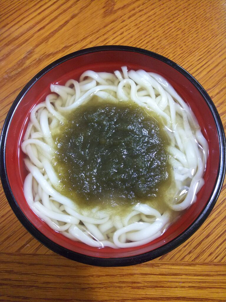 ３０１ とろろ昆布うどん 家飲みのお品書き