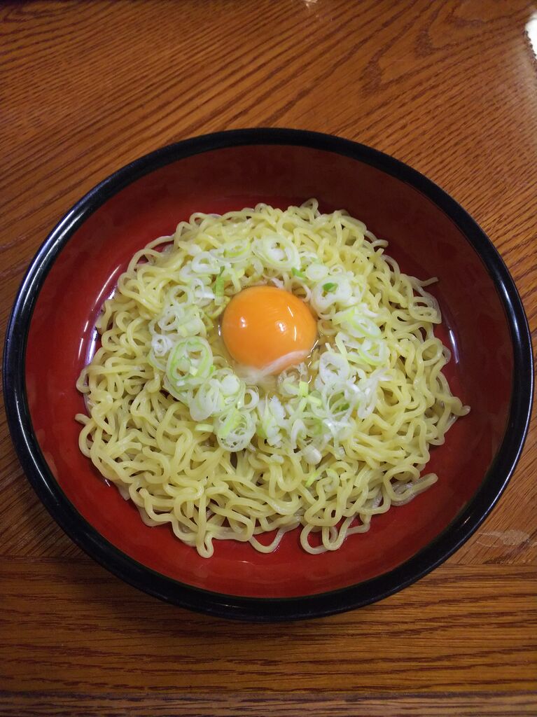223 釜玉ラーメン 冷やし釜玉ラーメン 家飲みのお品書き 223 釜玉ラーメン 冷やし釜玉ラーメン 家飲みのお品書き