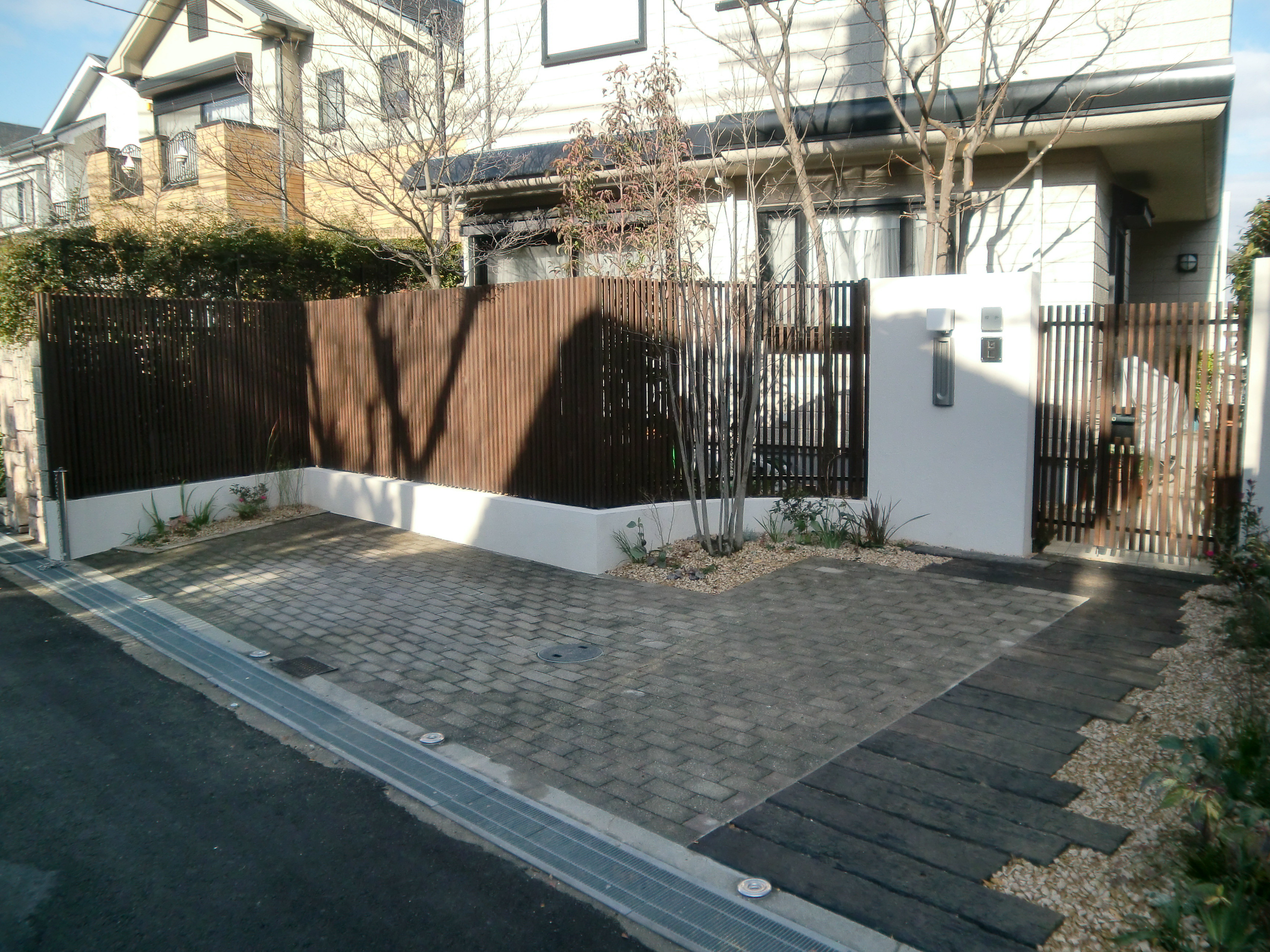 香里ヶ丘の家 外構工事 枚方 新築 リフォーム 建築家 Ifa住宅設計室 現場ｂｌｏｇ