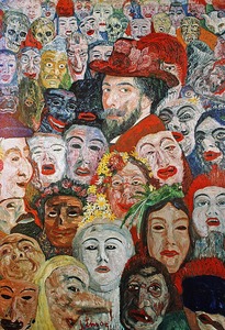 Ensor_aux_masques,_autoportrait,_1899,_