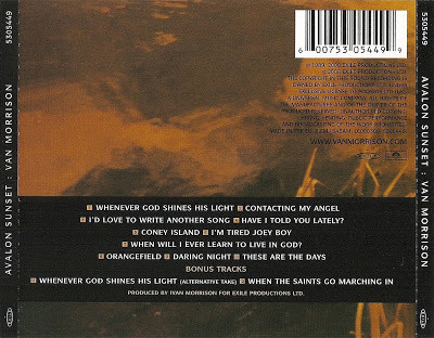 何をやっても俺はオレ - Van Morrison 『Avalon Sunset』 : 俺の好きな