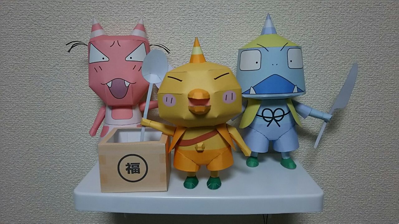 ペーパークラフト過去作品を一気にアップしてくんだぜ こういうのが好きなんだろ