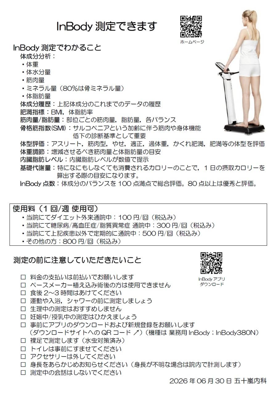 ダイエット外来/肥満症外来 五十嵐内科