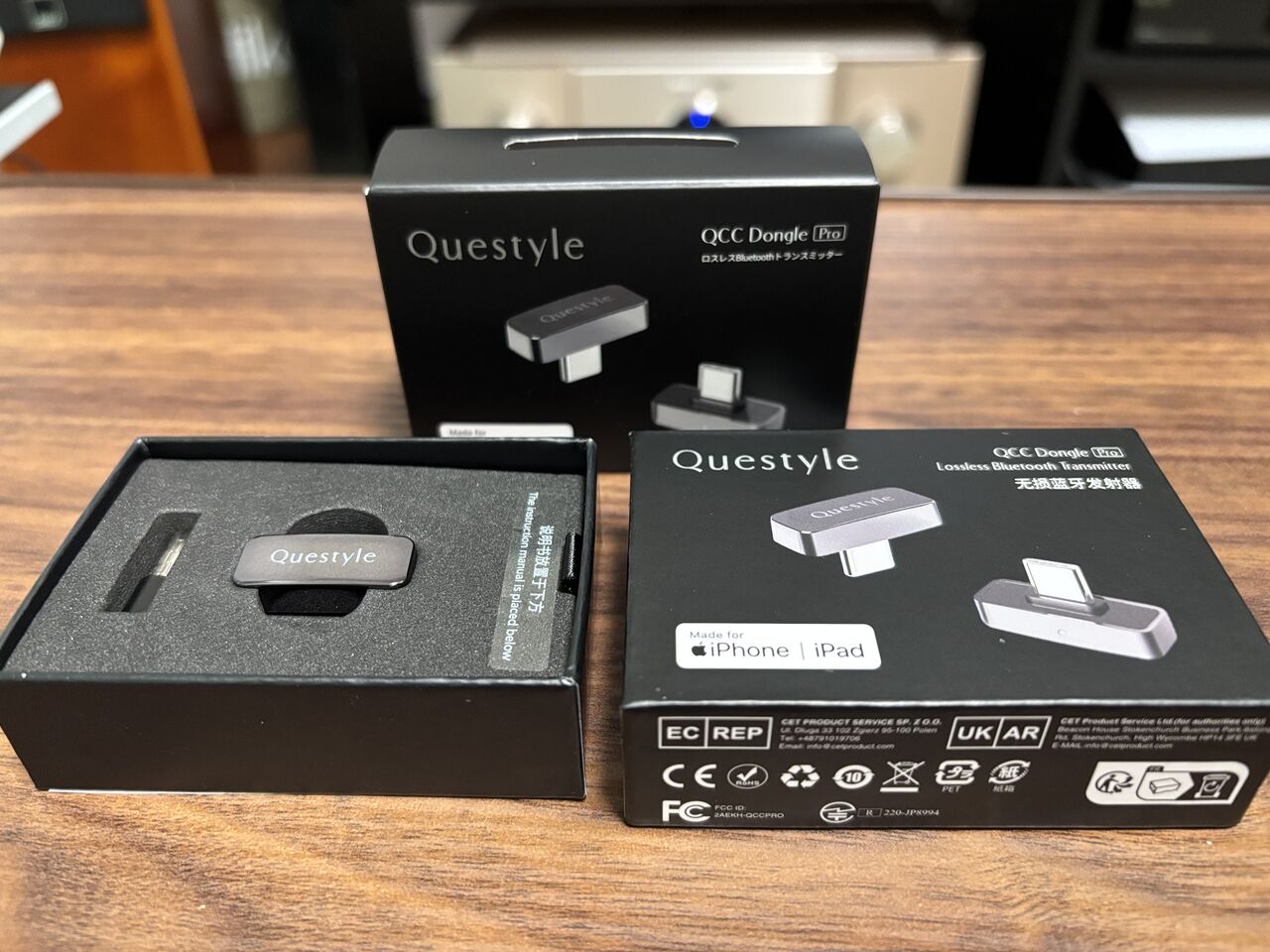 Questyle QCC Dongle Pro 使用期間1日 Questyle QCC Dongle Pro」 iPhoneとワイヤレスイヤホンとの接続