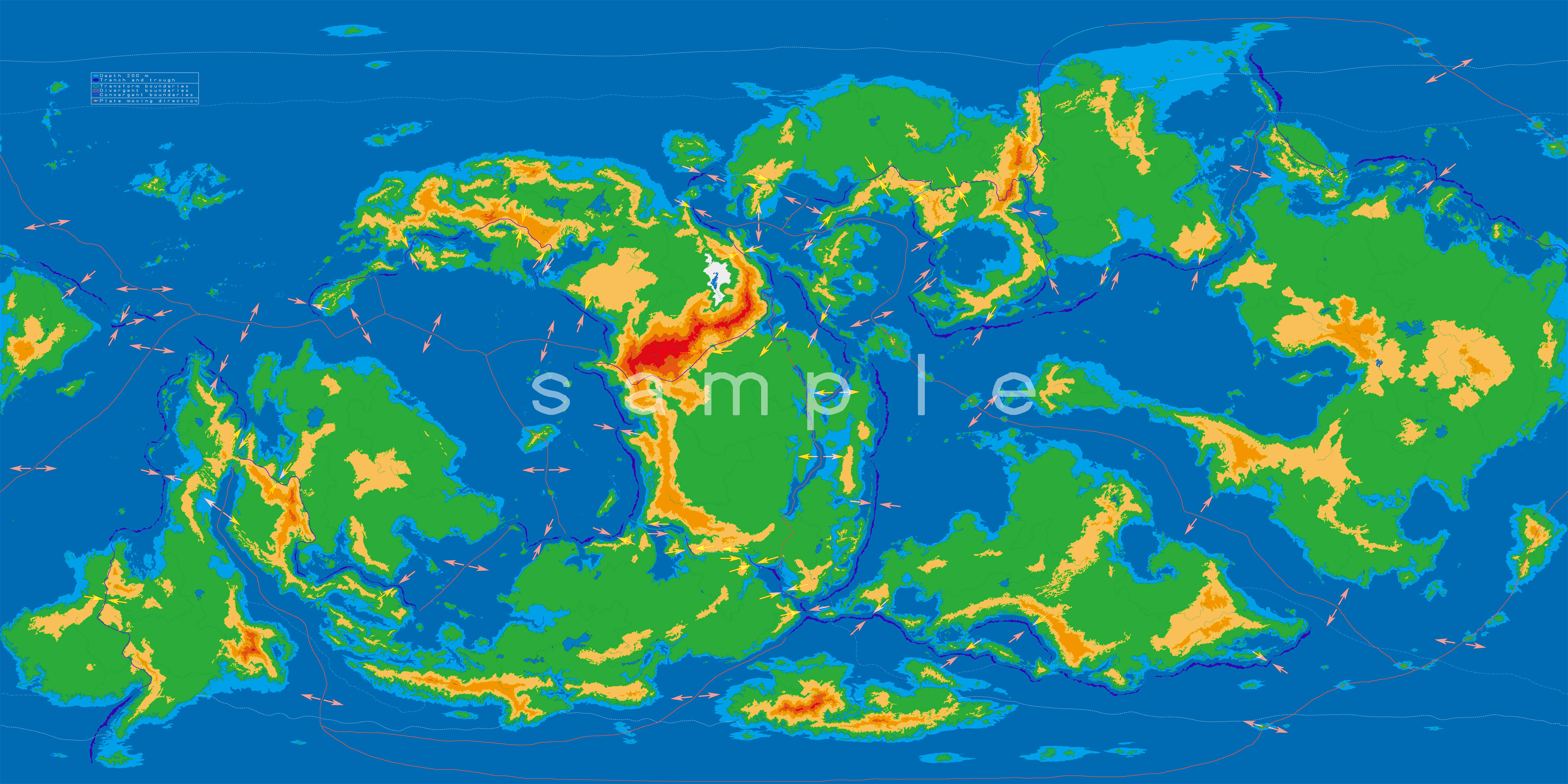 でかい世界地図素材と気候区分を作ってみた Sc9 をリメイク公開しました ゐ薬きょうたのブログ