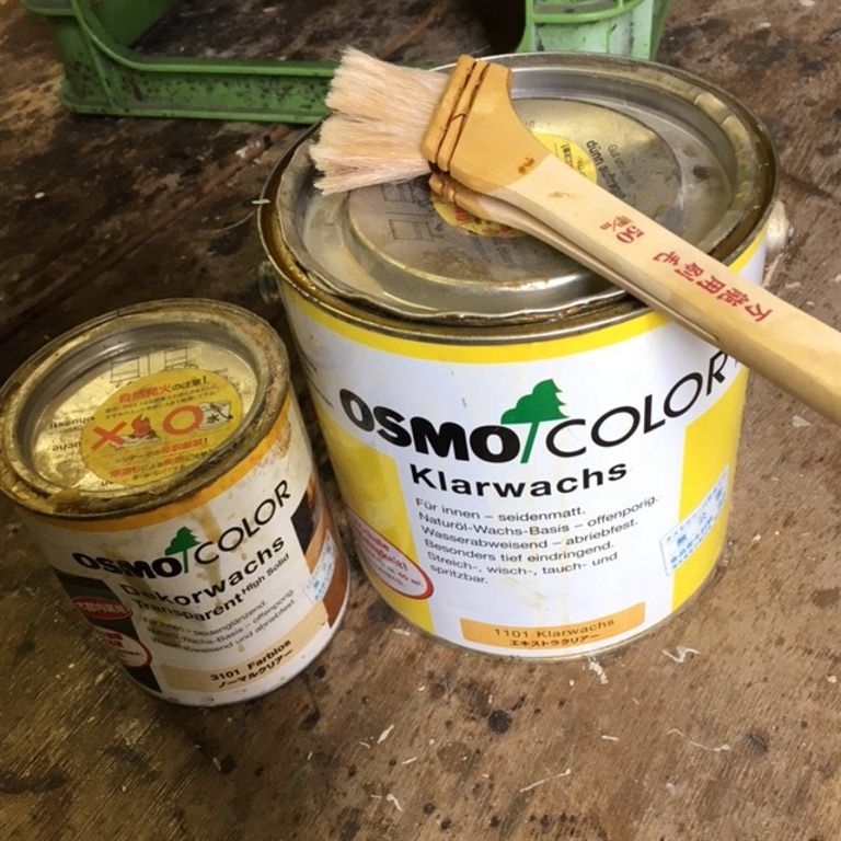 オスモ ノーマルクリアー仕上げ 失敗しない塗装方法 Steamboys クラフト専科