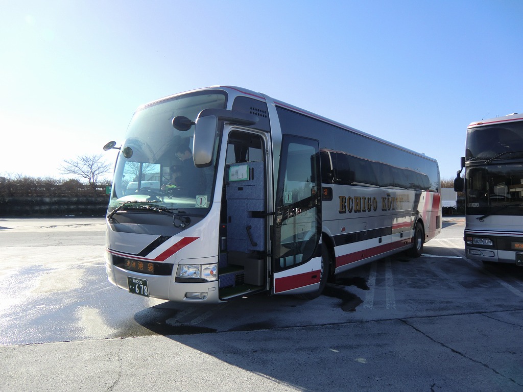 越後交通 新潟 池袋線 3列シート車 山で働いていた が淡々と綴る日記もどき