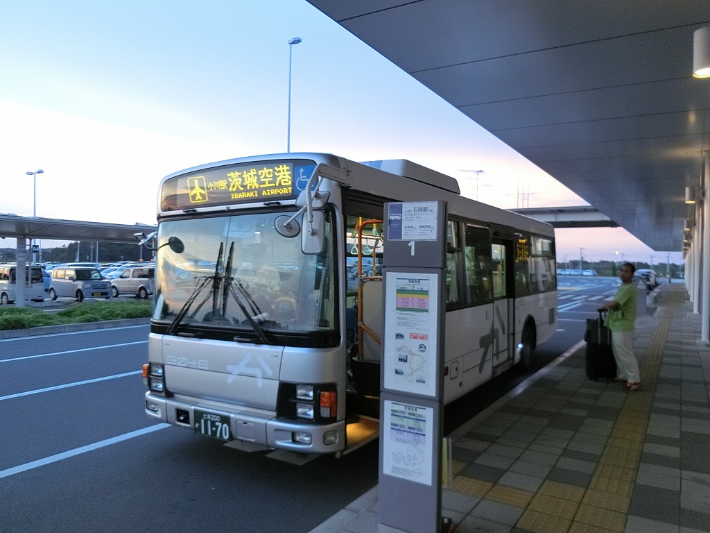 関鉄グリーンバス 茨城空港連絡バス石岡ルート かしてつバス 山で働いていた が淡々と綴る日記もどき